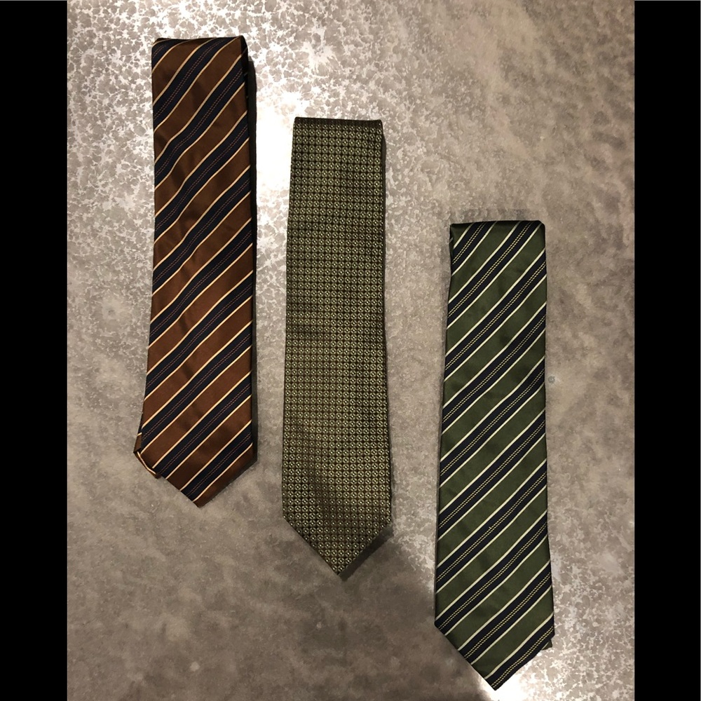 Banana Republic Mens Ties 3 for $30